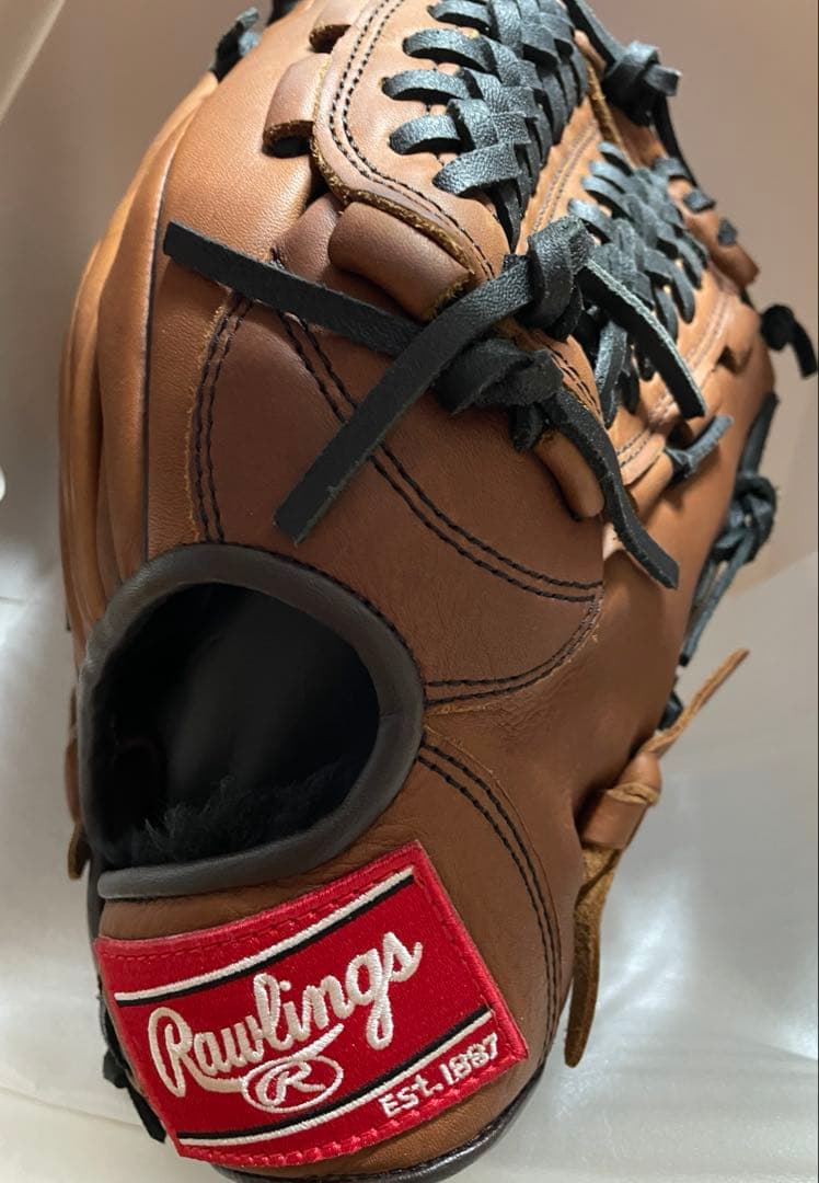 ローリングス　Rawlings 野球用グローブ 茶　軟式　大人用 プレイメーカー