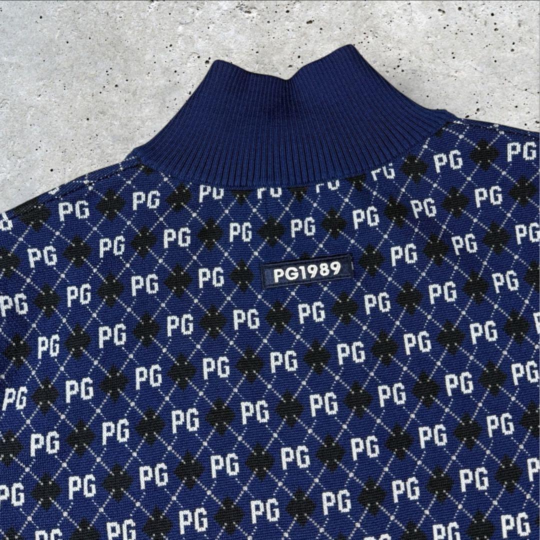 未使用級 PEARLY GATES ゴルフ パーリーゲイツ ジップ ニット