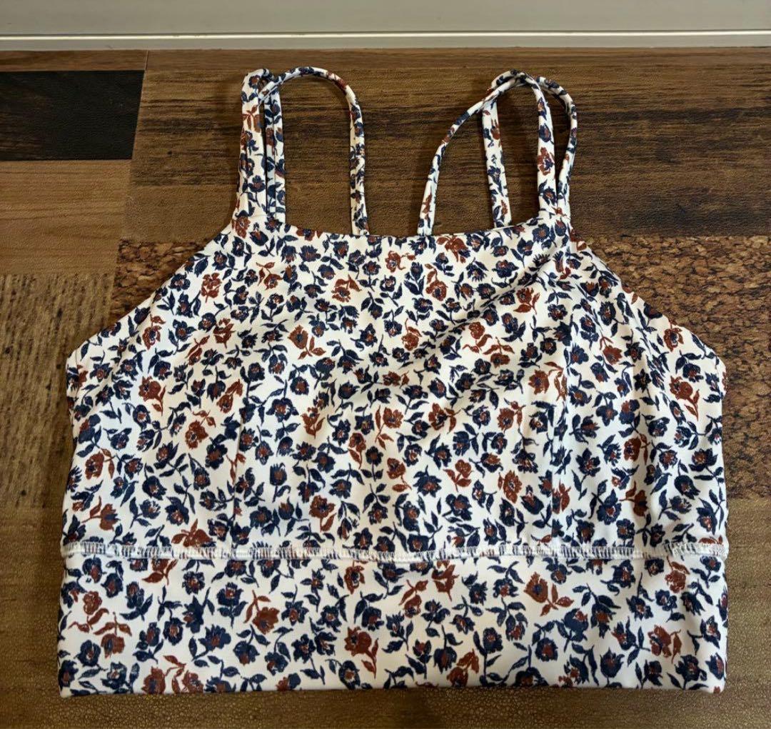 極美　emmi yoga エミヨガ　ヨガウェア　大人上品フラワー　S