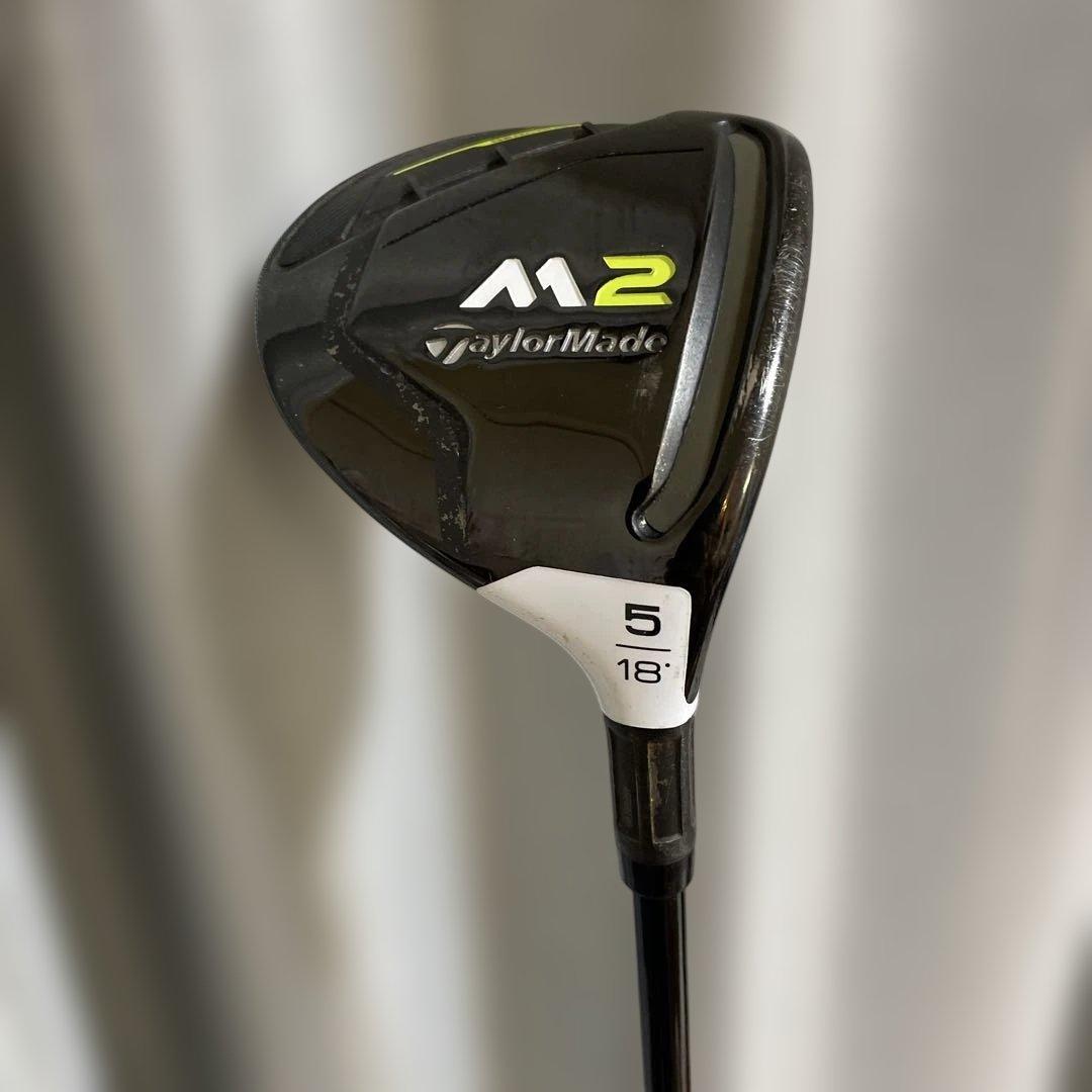 テーラーメイド M2 5番フェアウェイウッド 18度　純正シャフトSR