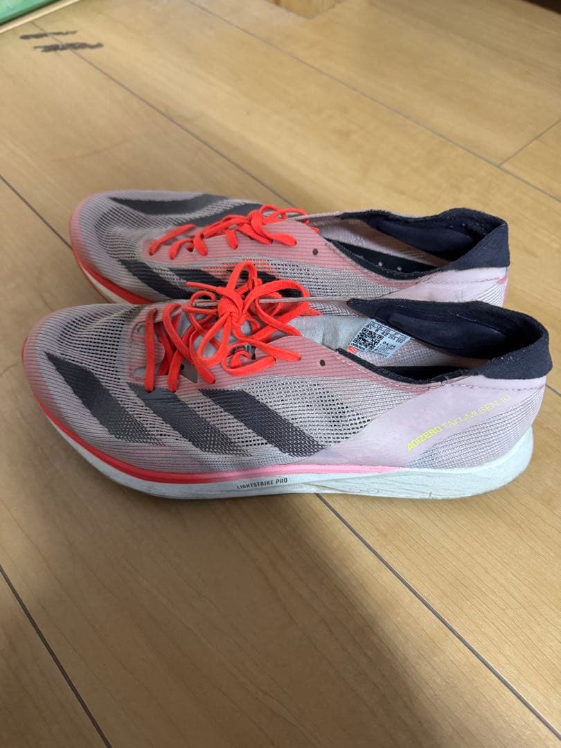 ADIZERO TAKUMI SEN 10ブラック/ホワイト/ピンク