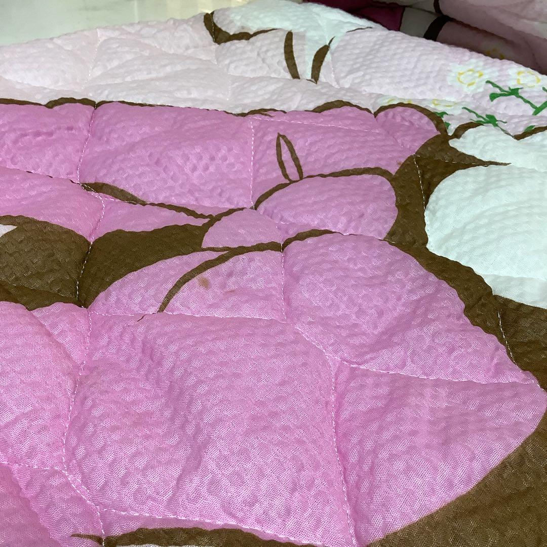 ディズニーミニー敷布団タグ付シミ有りピンク可愛い寝具子供用(R-74)