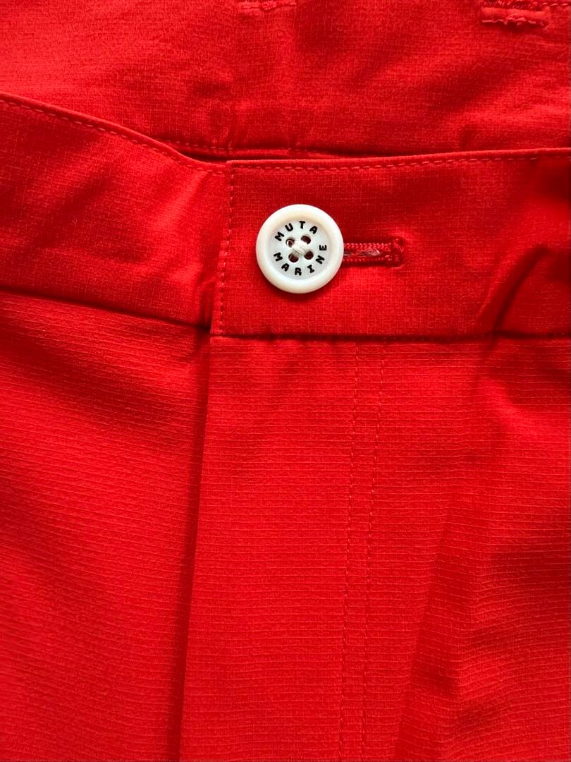 【新品】定価28,600円‼️mutaMARINEロングパンツ　レッドXL