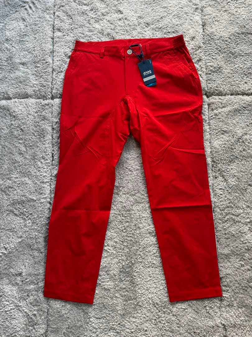 【新品】定価28,600円‼️mutaMARINEロングパンツ　レッドXL