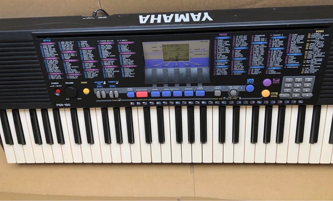 YAMAHA PSR-190 61鍵 電子ピアノ キーボード ヤマハ