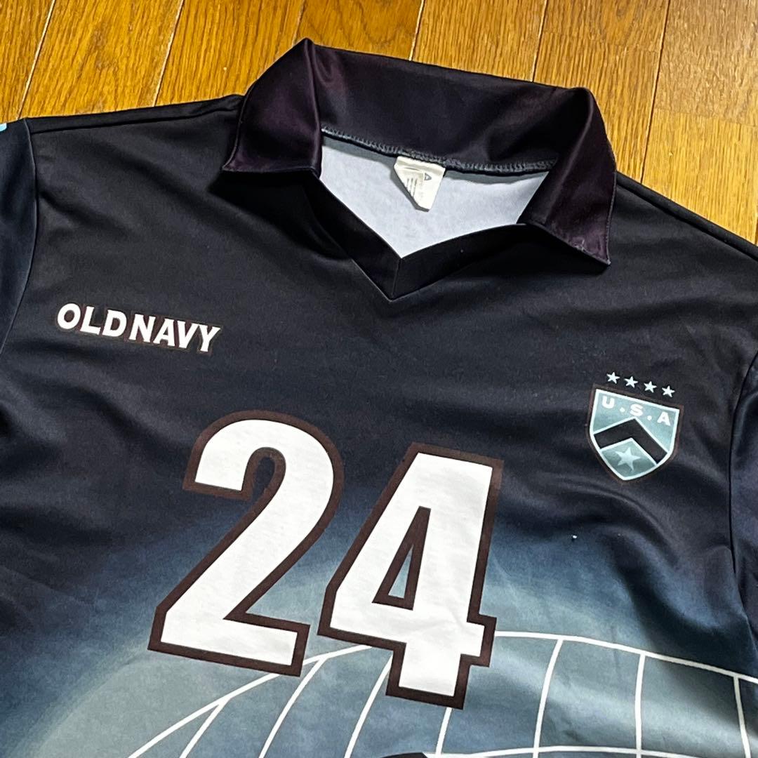 90s y2k 海外企画 OLD navy 激レア デザイン サッカー TEE
