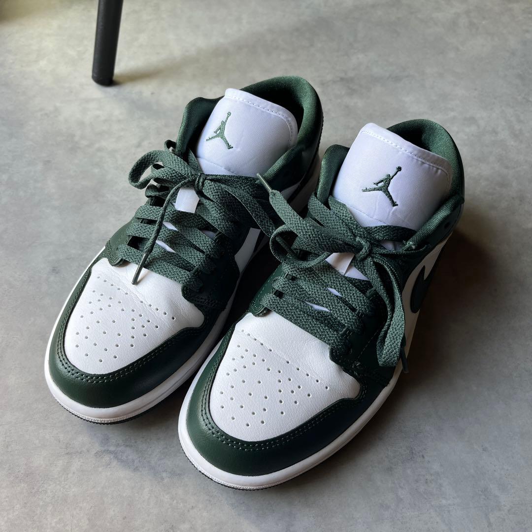 【美品】Nike Air Jordan 1 LOW Jade 24.5cm