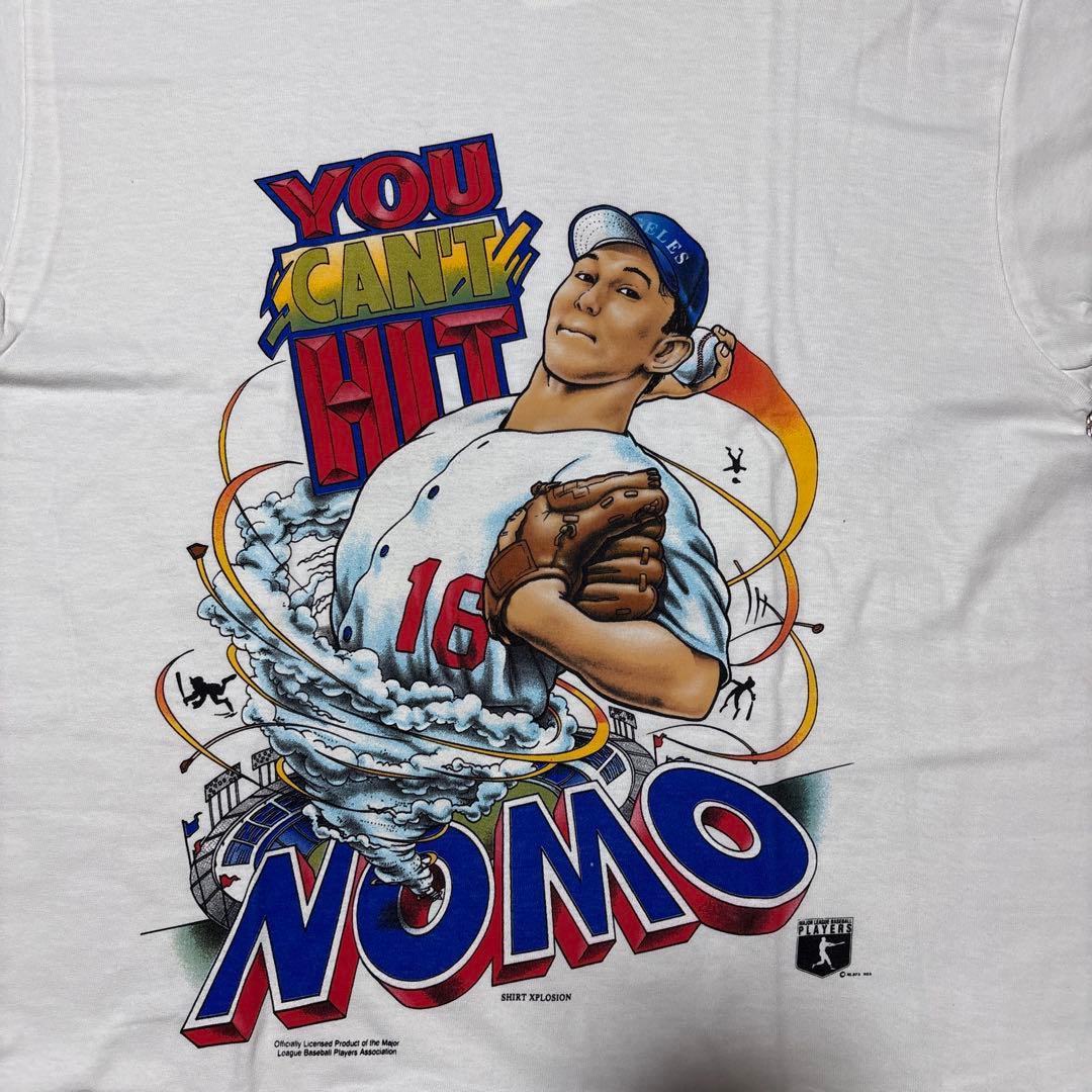 90s “HIDEO NOMO” Tee made in usa tシャツ　L
