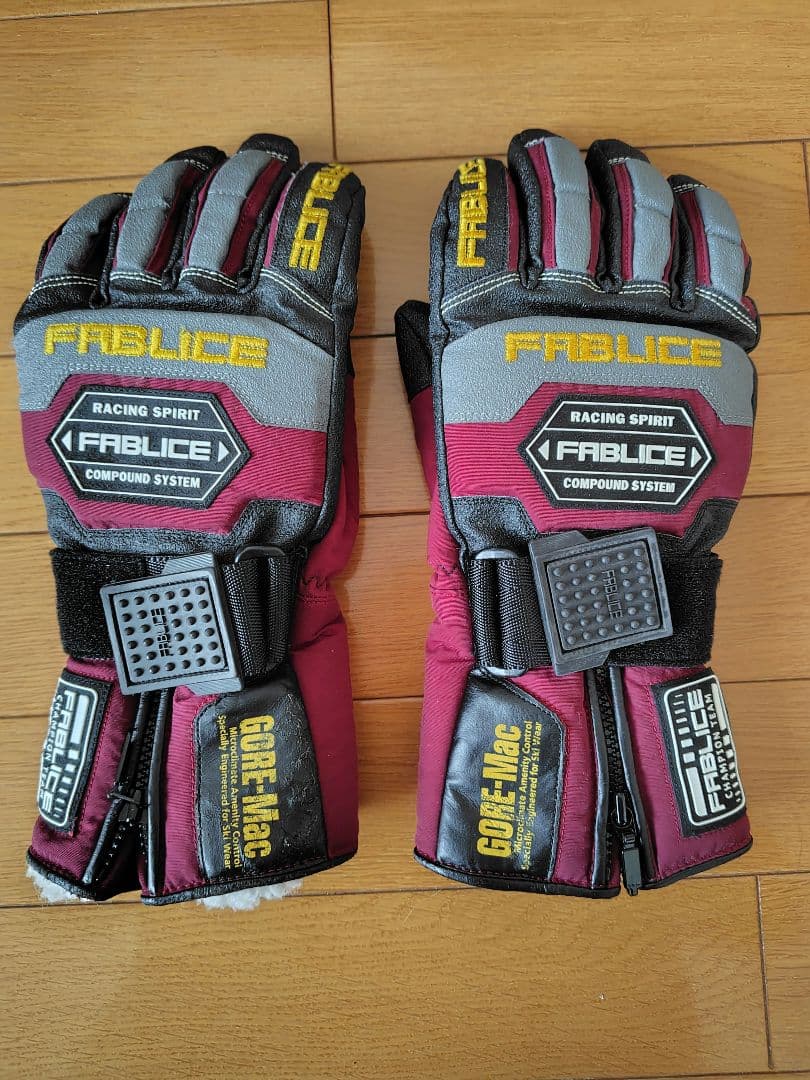FABLICE スキーウェア3点セット パープル系　メンズMサイズ