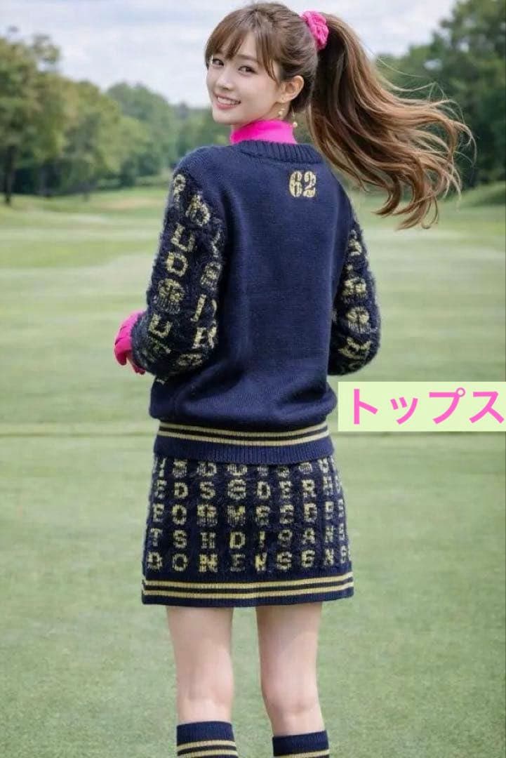 ゴルフ ウエア 上 トップス 秋冬 暖か CUARTO UNITED M S 紺