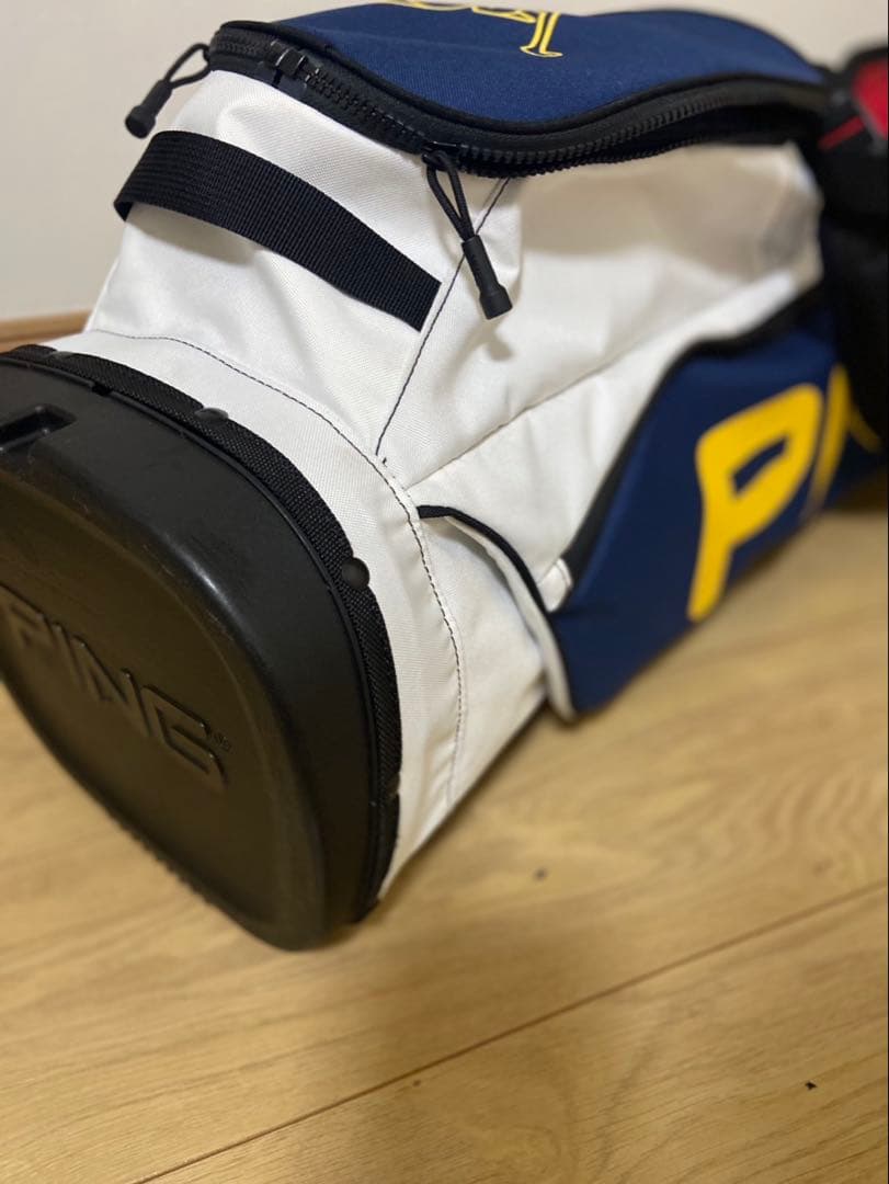 【ゆる】PING キャディバッグ スタンド付き ネイビー