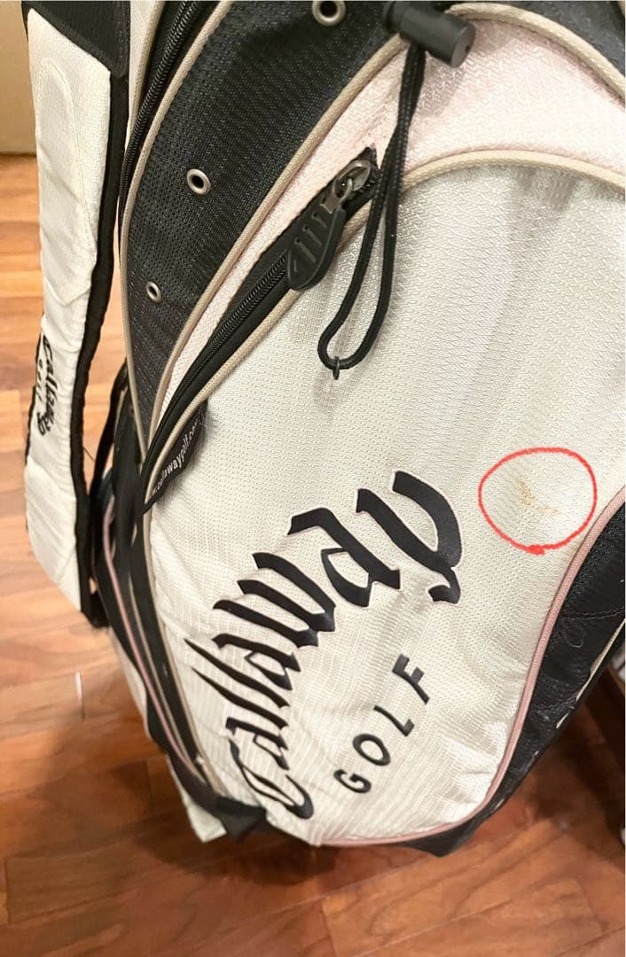 Callaway ゴルフバッグ ホワイト/ブラック　メンズ　レディース