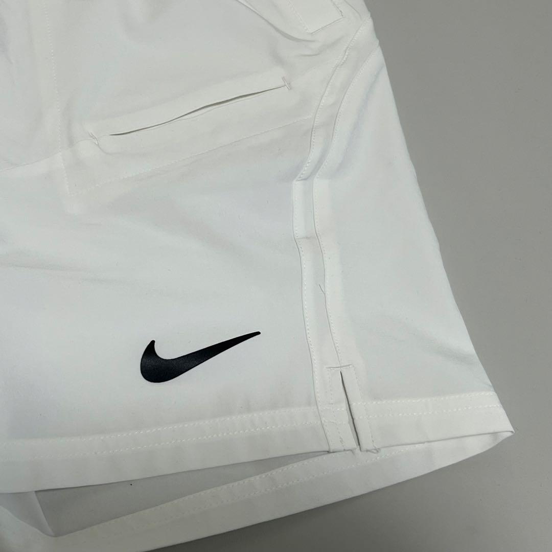 NIKE テニス ショートパンツ 9インチ ホワイト US Mサイズ