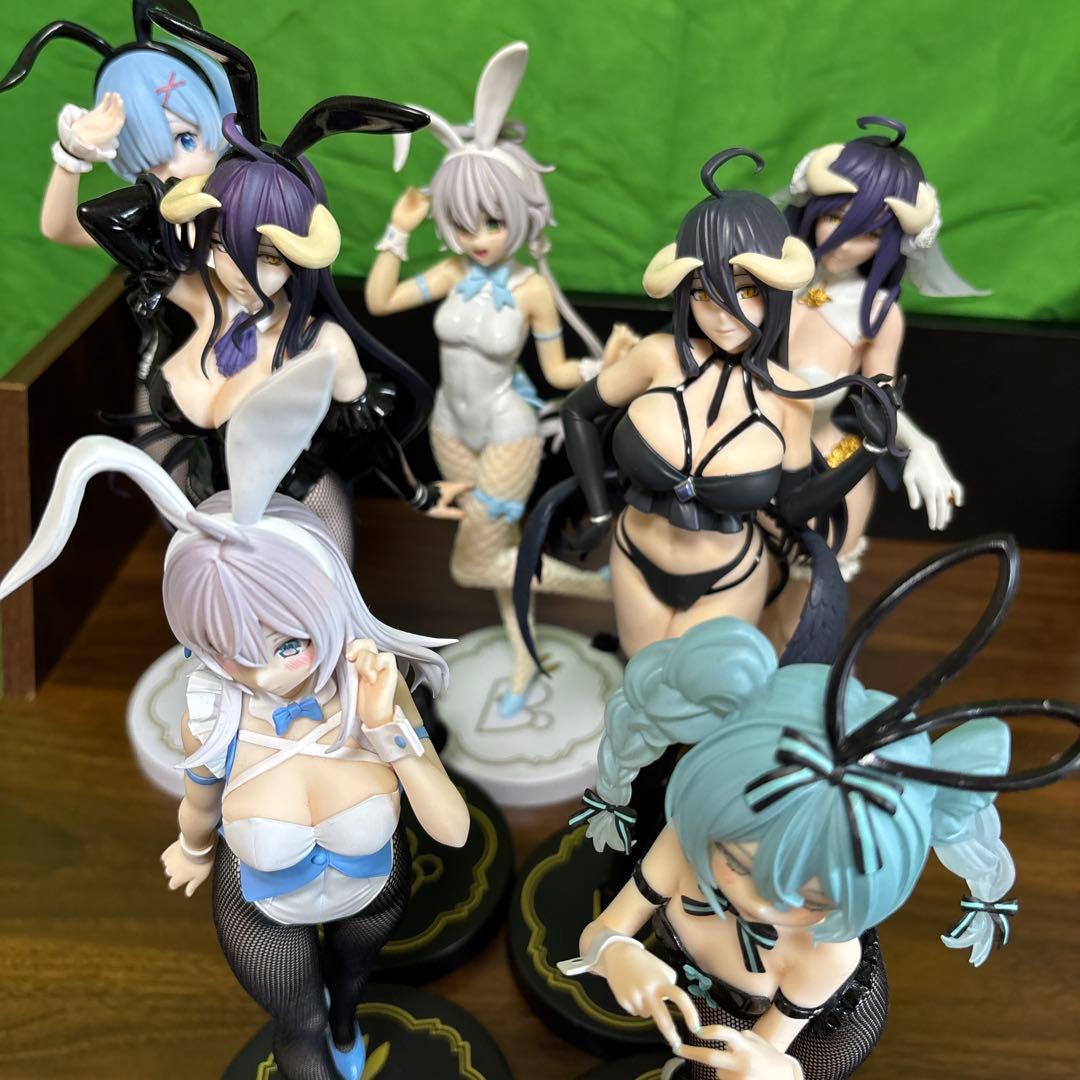 バニーフィギュアセット売り7点セット
