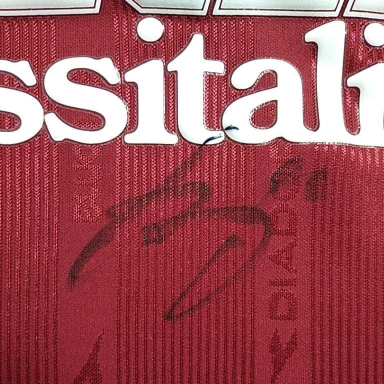 ☆中田英寿 サイン入りユニフォーム DIADORA ASローマ99/00 新品☆