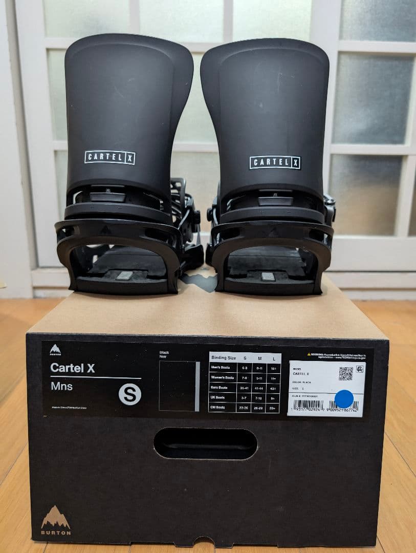 Cartel X Reflex スノーボードビンディング ブラック Sサイズ