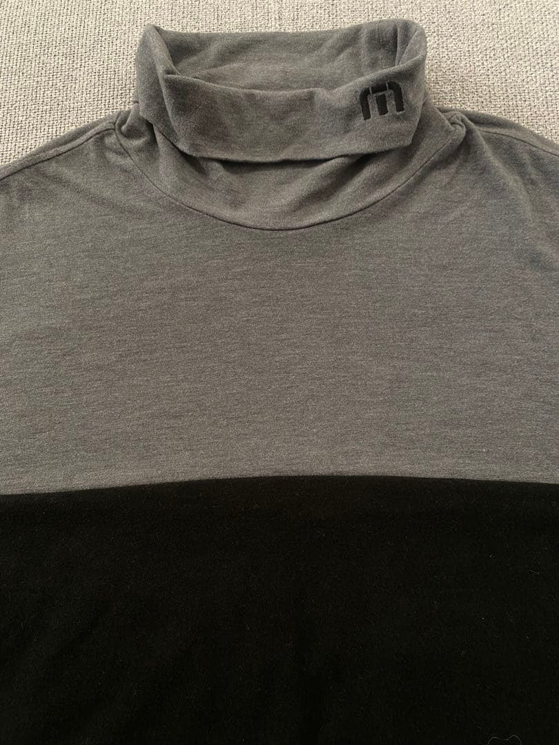 TRAVISMATHEW トラヴィスマシュー　薄手タートルネック XL ツートン
