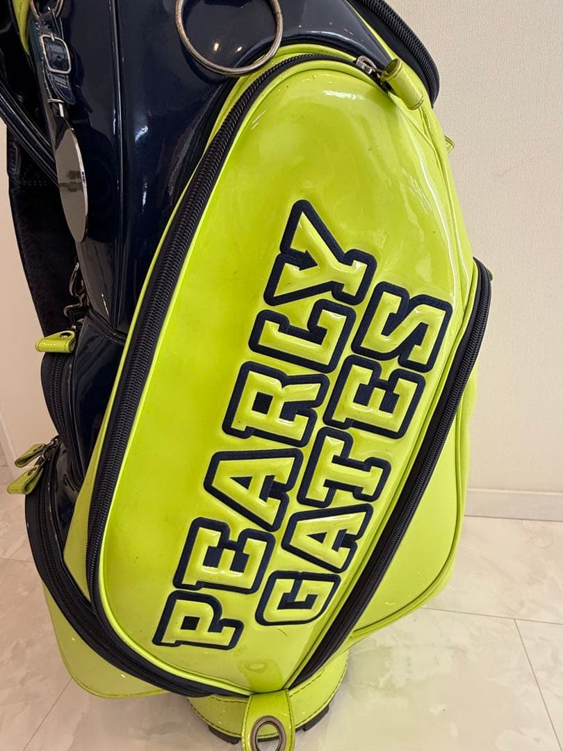 美品 PEARLY GATES キャディバッグ限定品エナメルおまけ付き