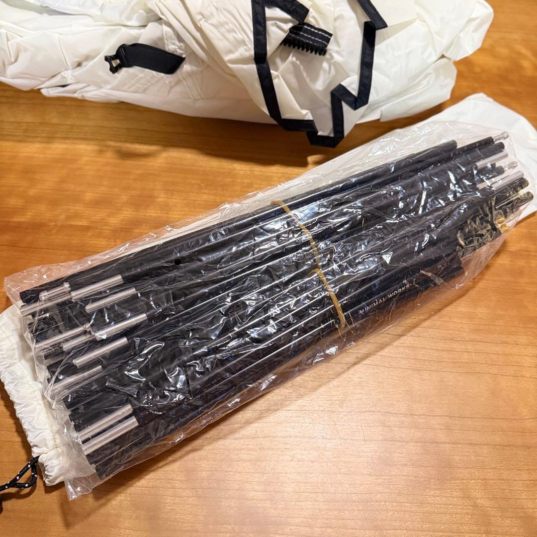【美品】ミニマルワークス グラマーシェルター アイボリー ★タープ　即設営OK！