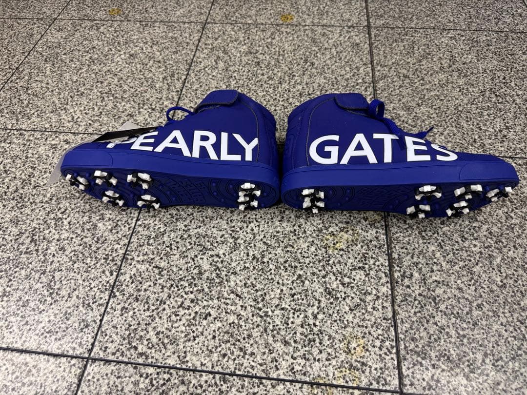 新品PEARLY GATES 青 ハイカット ゴルフシューズ