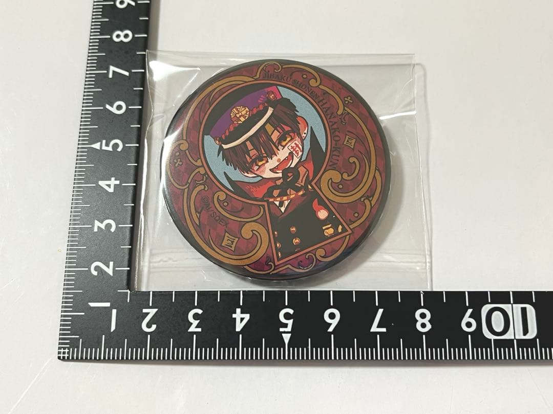 地縛少年花子くん　ゴーストホテルカフェ　DMMスクラッチ　缶バッジ　花子くん
