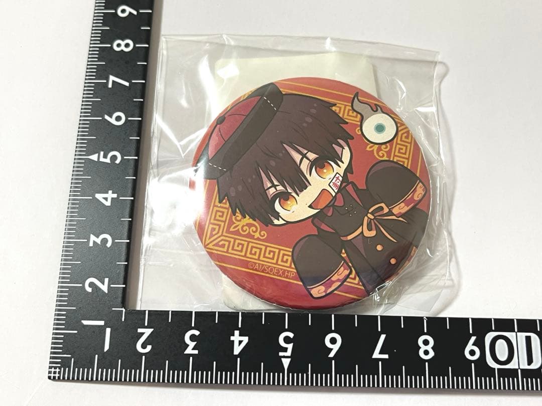 地縛少年花子くん　ゴーストホテルカフェ　DMMスクラッチ　缶バッジ　花子くん