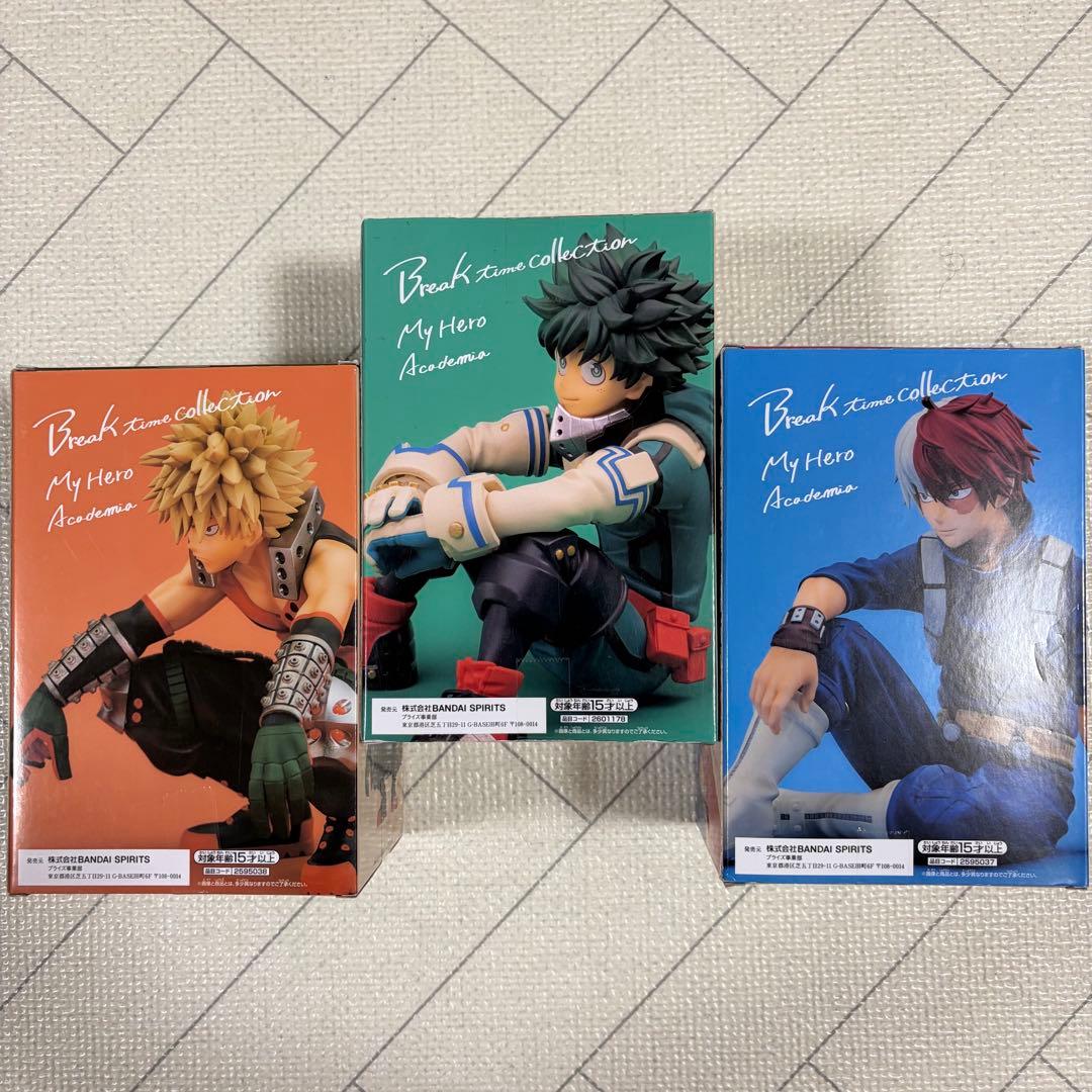 僕のヒーローアカデミア Break time 緑谷出久 爆豪勝己 轟焦凍