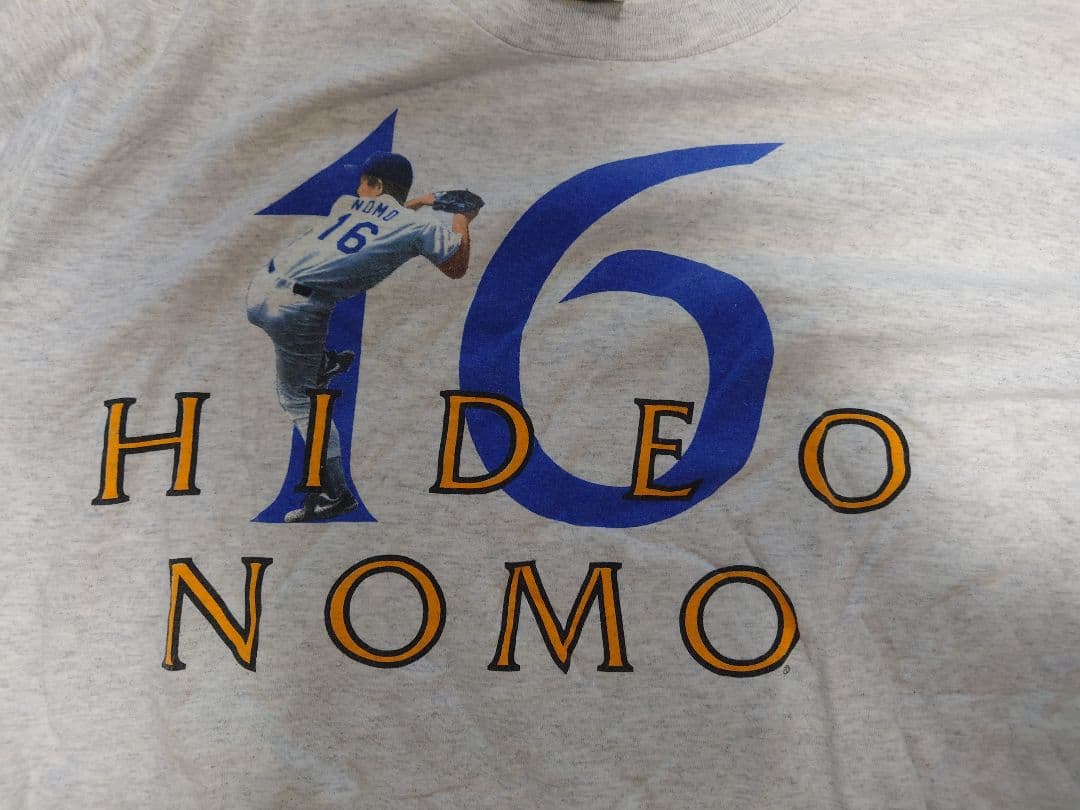 ドジャースDodgers90s野茂英雄HIDEO NOMO 16TシャツUSA製