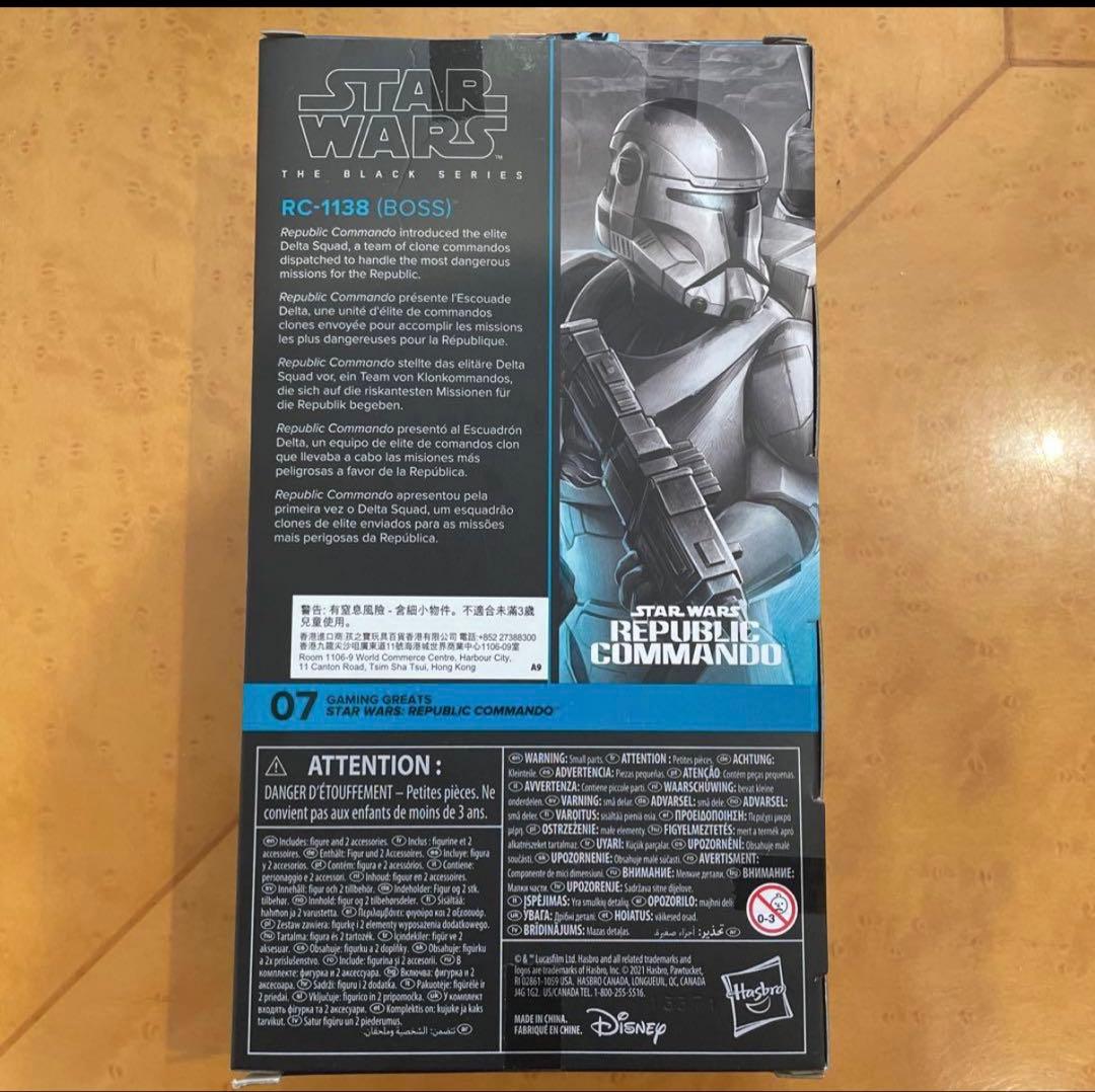 スターウォーズ　ブラックシリーズ　RC-1138 ボス