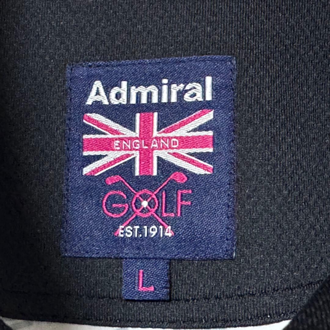Admiral GOLF アドミラルゴルフ フルジップ 総柄 パーカー L 長袖