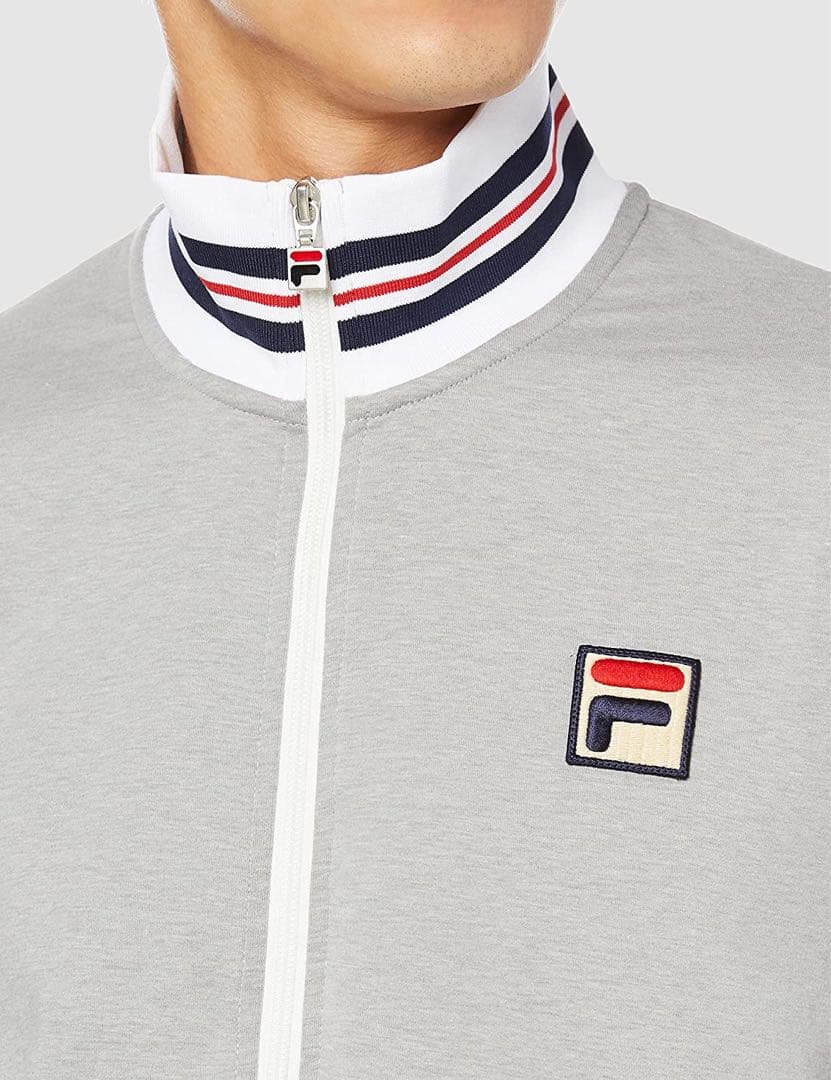 FILA フィラ テニスウェア トラックジャケット グレー VM5552メンズM
