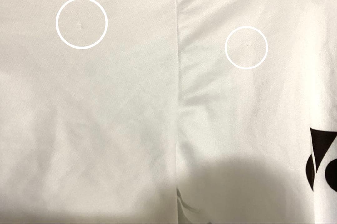 k*u様 YONEX 12GEOBREAK 80 Tシャツ ホワイト　ジオブレイ