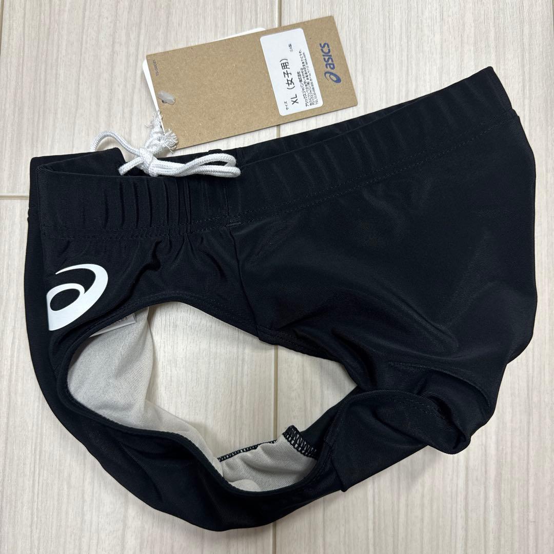 アシックス　女子陸上レーシングショーツ　ブラック単色　XLサイズ　新品