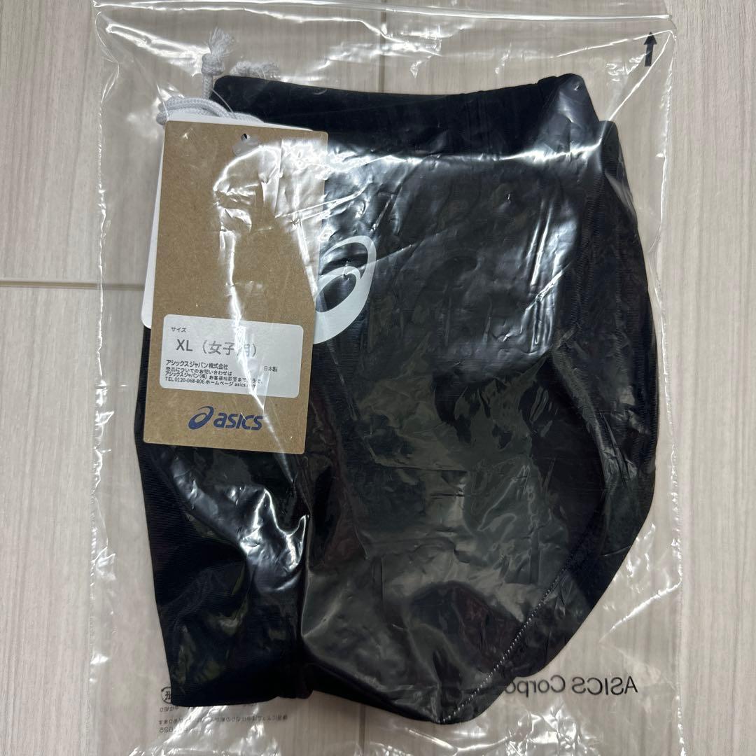 アシックス　女子陸上レーシングショーツ　ブラック単色　XLサイズ　新品