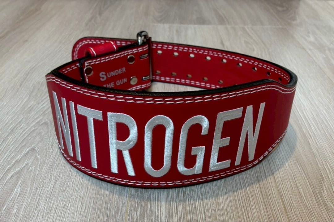 NITROGEN トレーニング・パワーベルト レッド