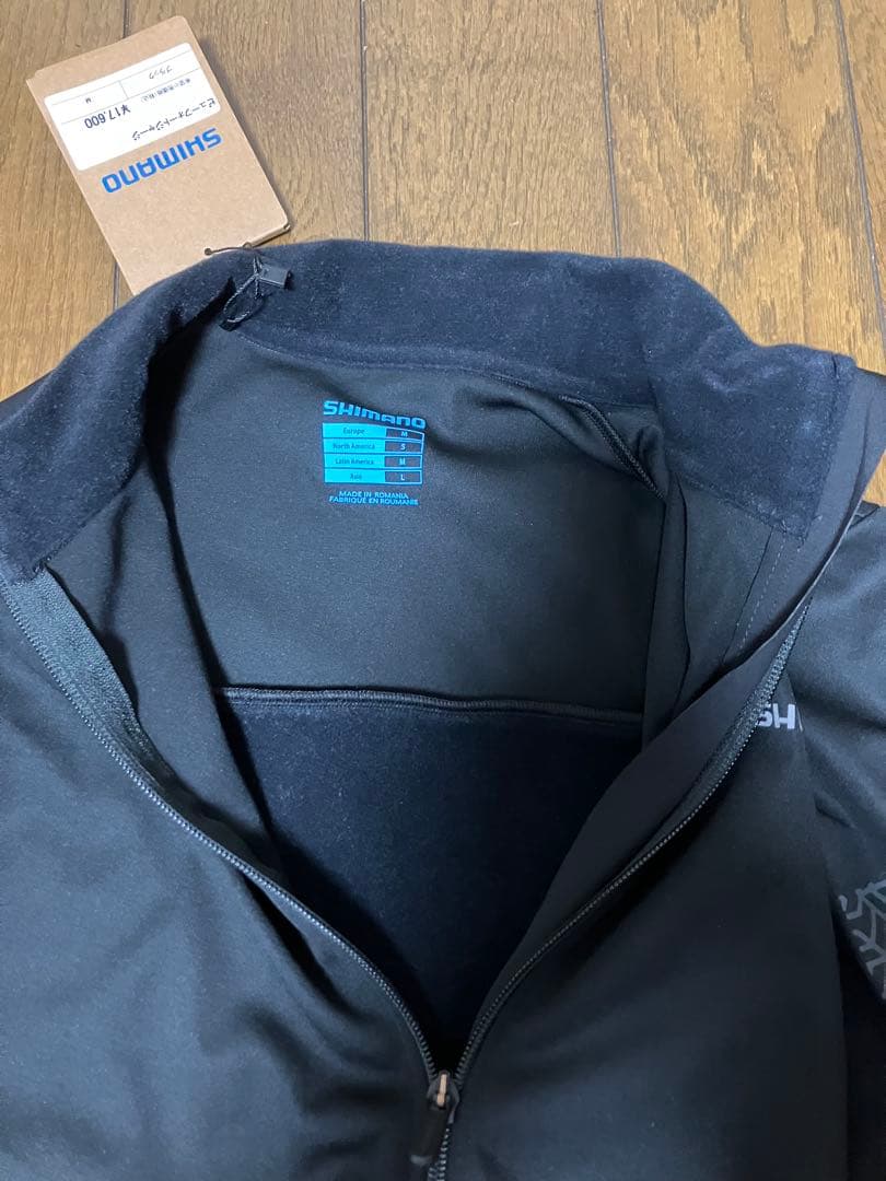 新品　SHIMANO サイクルジャケット ブラック L