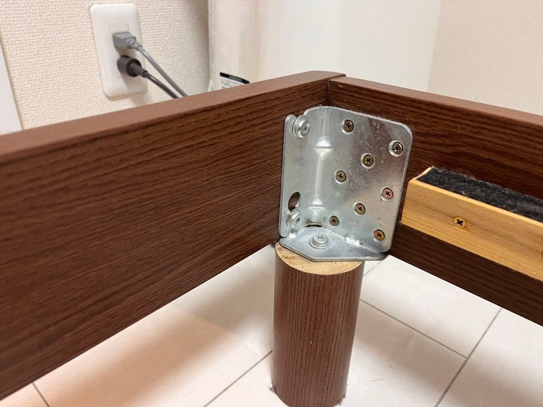木製ダブルベッドフレーム [手渡しのみ]受け渡し場所：北小岩周辺です