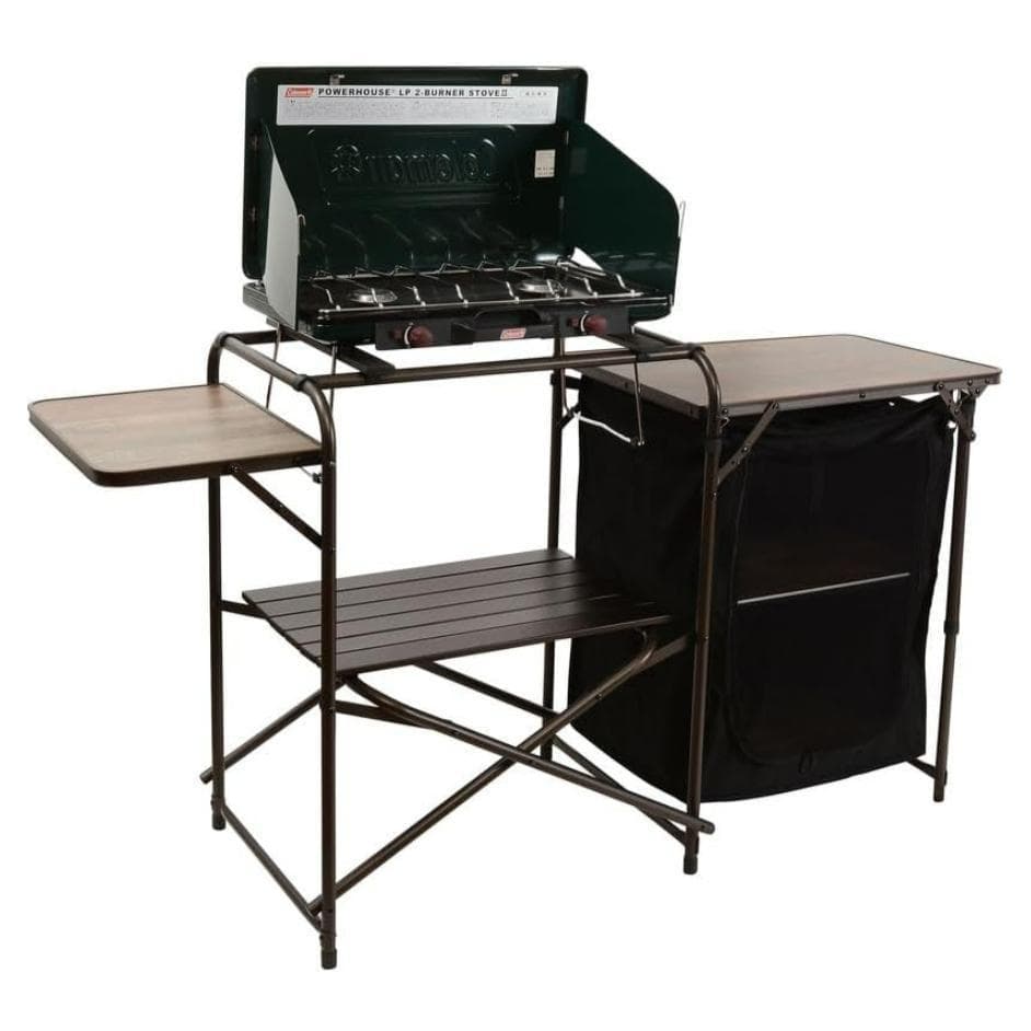 新品 アウトドアテーブル 折り畳み キッチンテーブル 2WAY 収納バッグ付