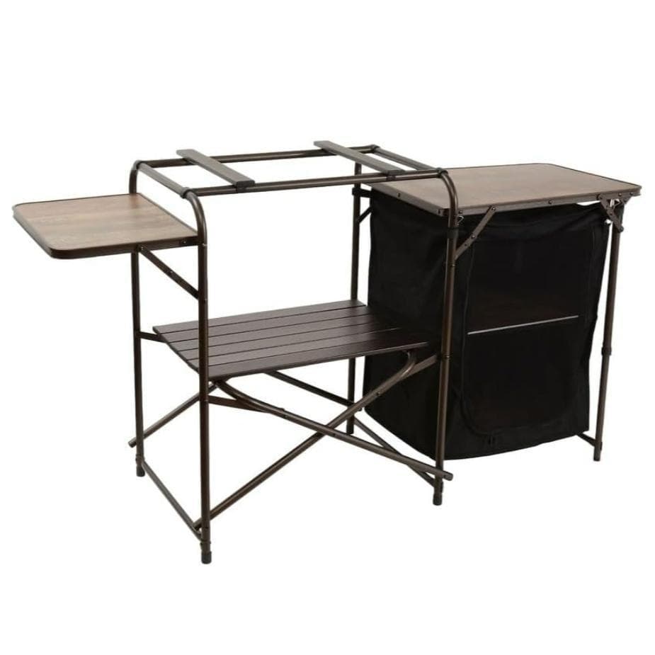 新品 アウトドアテーブル 折り畳み キッチンテーブル 2WAY 収納バッグ付