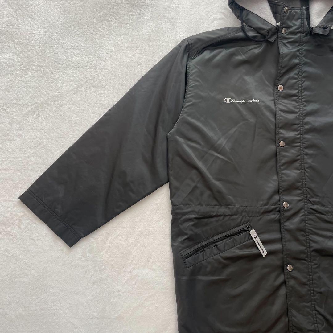 Champion products U.S.A.ベンチコートO裏起毛 グレー系