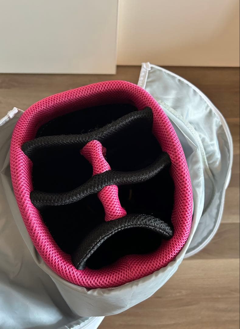 CALLAWAY Solaire レディースゴルフキャディバッグ 軽量白黒ピンク