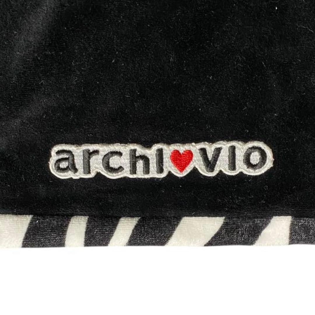 美品 archivio ベロア スカート ミニ丈 ゴルフウェア ゼブラ L 人気