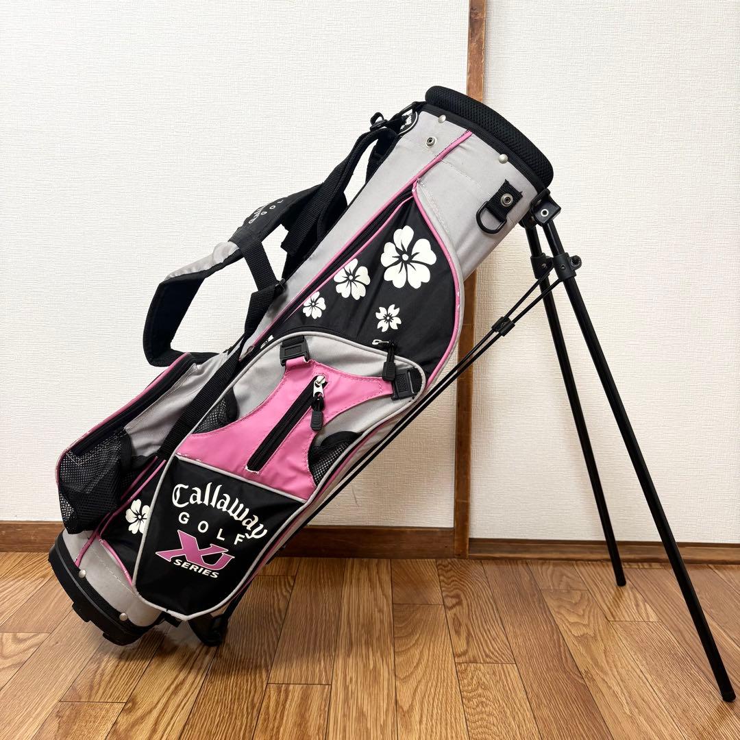 Callaway ジュニアゴルフ レディースセット 女の子 スタンドバッグ