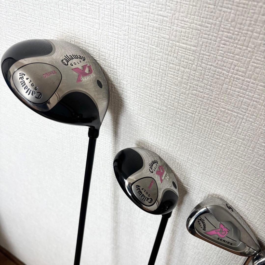 Callaway ジュニアゴルフ レディースセット 女の子 スタンドバッグ