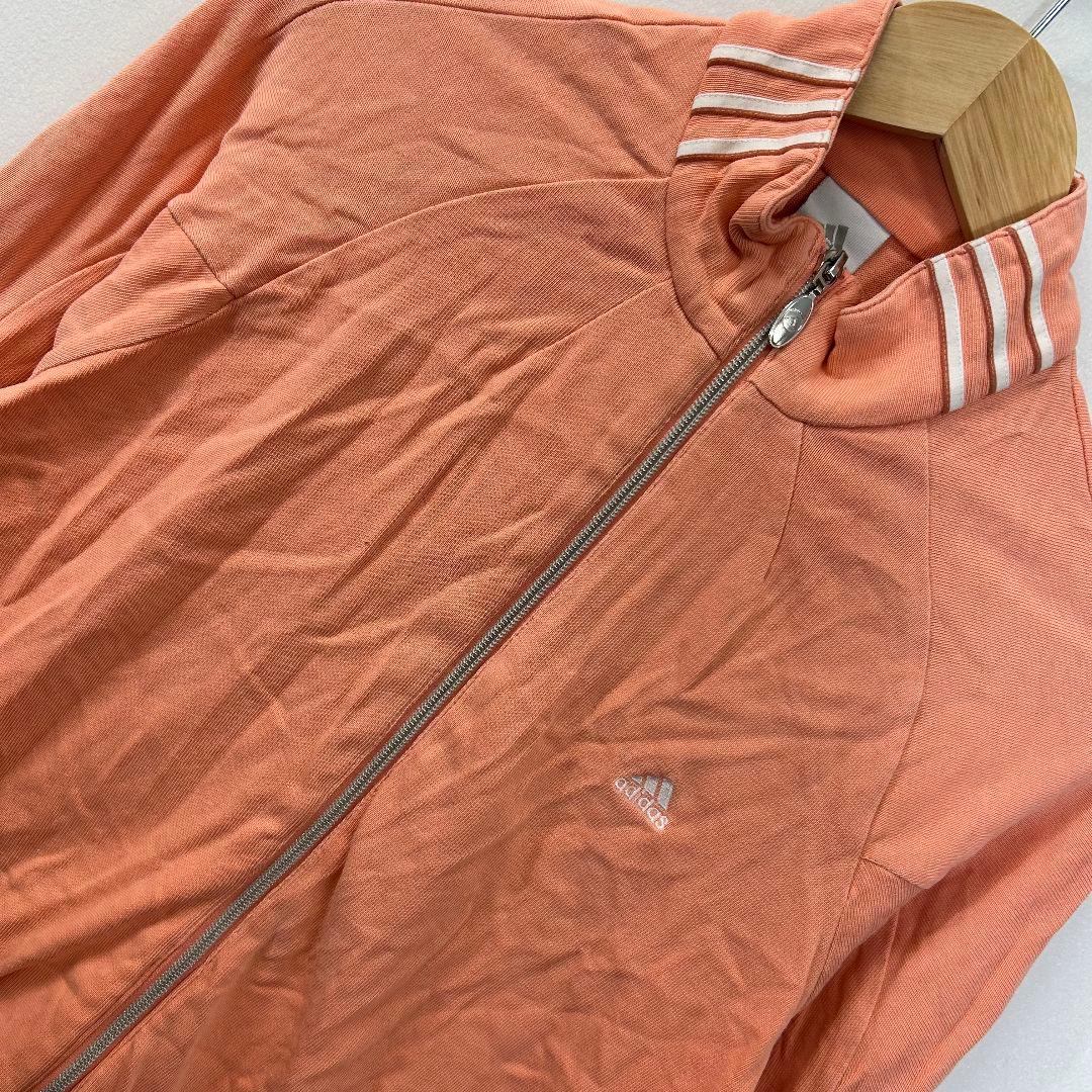 adidas トラックジャケット サーモンピンク 3L 古着 美品