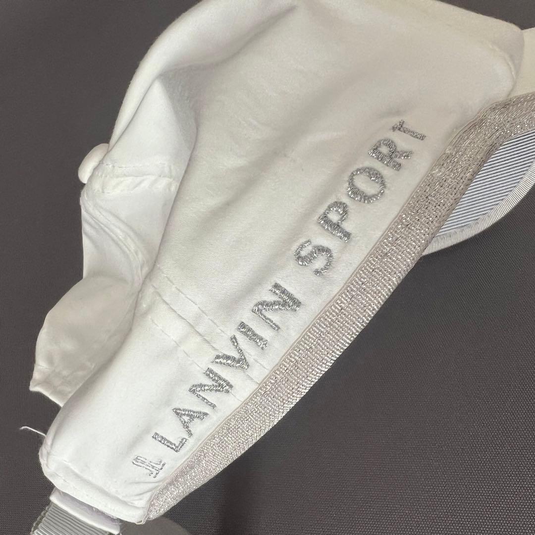 LANVIN SPORT ランバンスポール　バックリボン　キャップ　帽子　ゴルフ