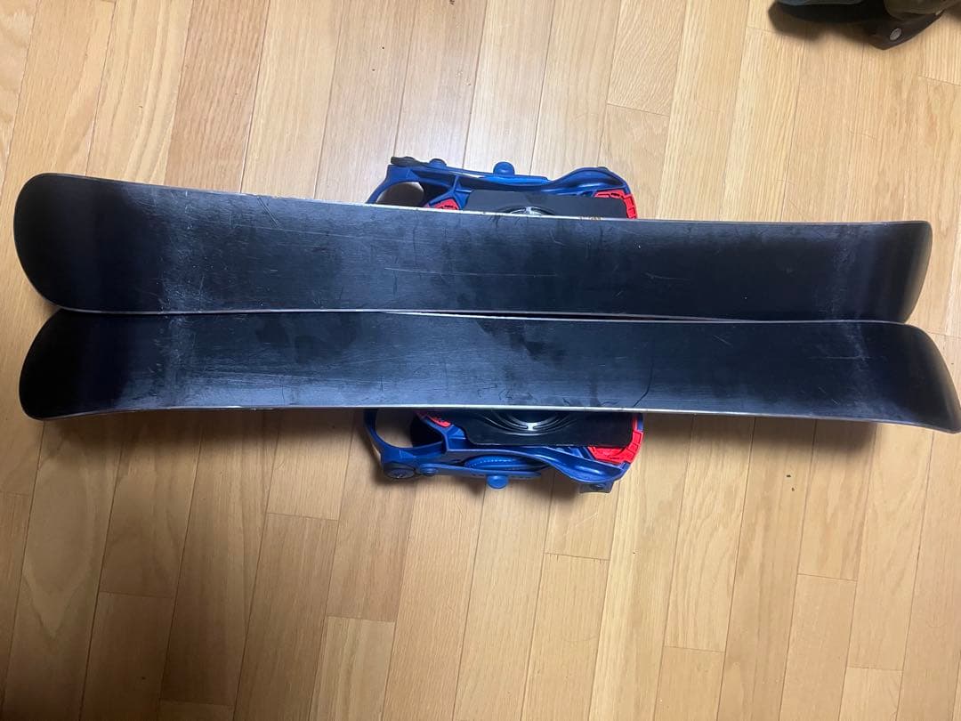 SB9 スキー板 青/黒/黄色　サロモン　99センチ　ボードブーツセット