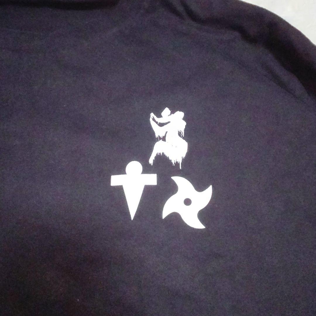【美品希少】真天地開闢集団ジグザグ 参拝者装束 呪文 長袖Tシャツ ロンT