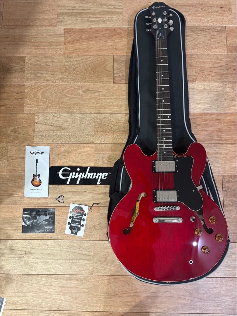 Epiphone dot チェリー