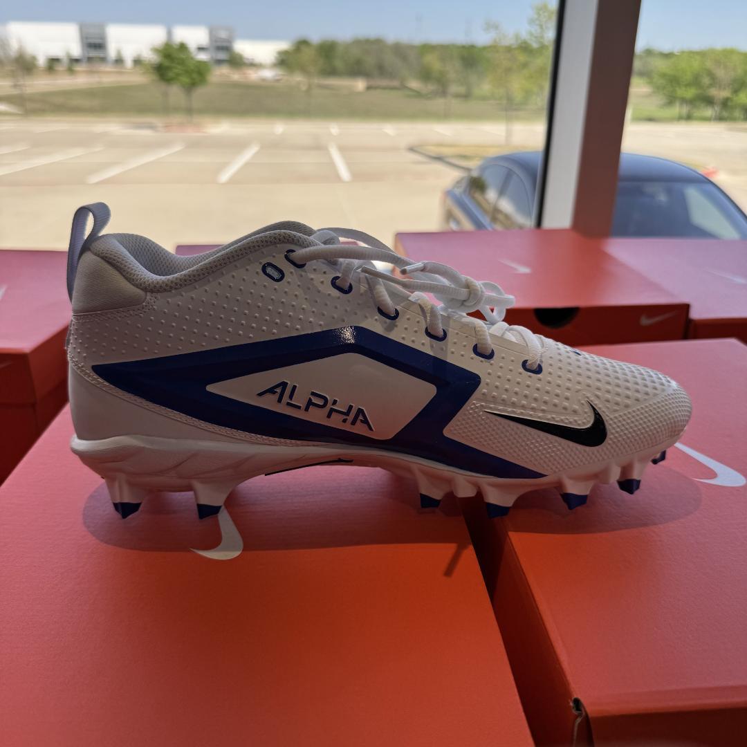 NIKE ALPHA スパイク 白/青 箱付き 28.5cm